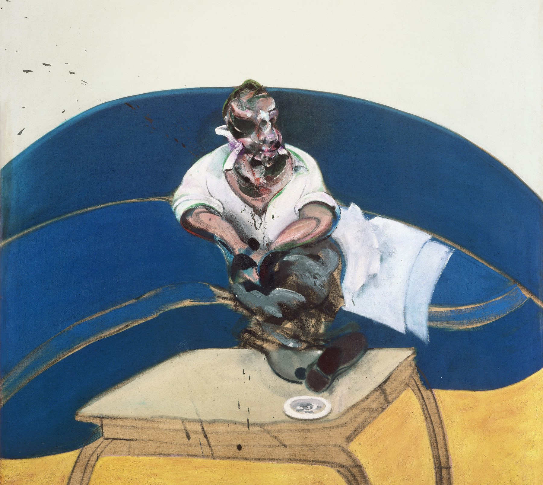 Study for Self-Portrait, 1963 by Francis Bacon © The Estate of Francis Bacon. All rights reserved, DACS/Artimage 2024. Photo: Prudence Cuming Associates Ltd. Amgueddfa Cymru – Museum Wales. Study for Self-Portrait, 1963