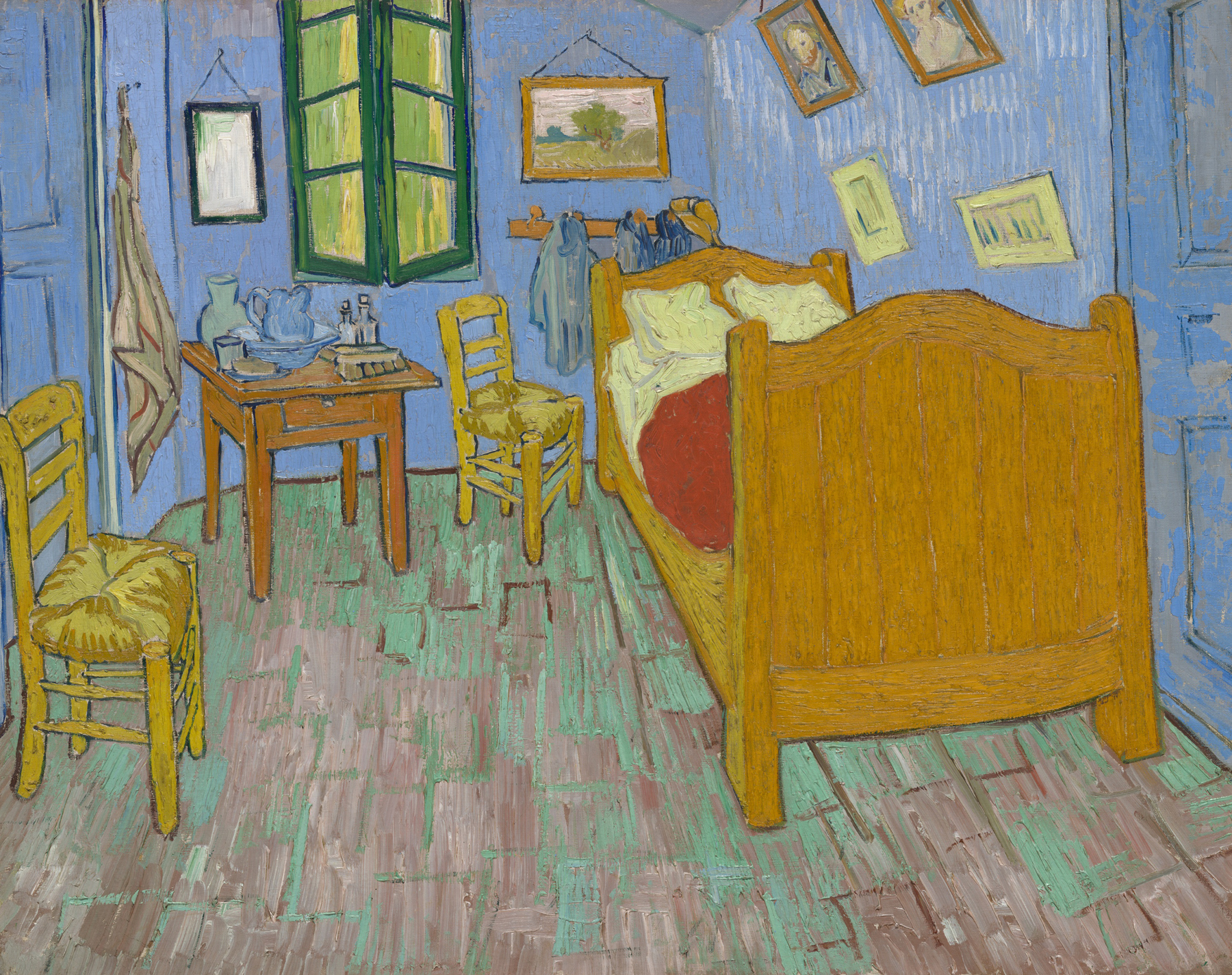 Vincent Van Gogh, The Bedroom, 1889, ©The Art Institute of Chicago, Helen Birch Barlett Memorial Collection